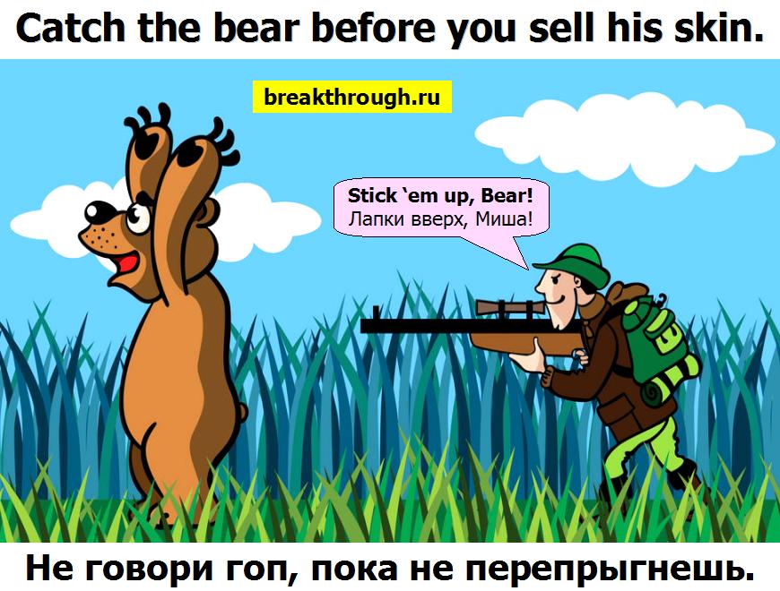 Catch the bear before you sell his skin